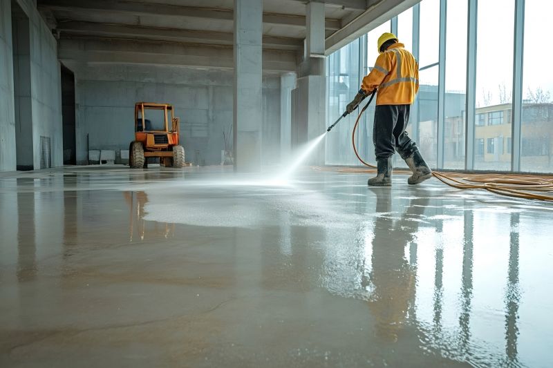 Industrial Construction Cleaning detail
