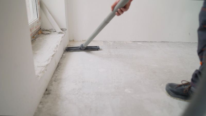 New Construction Cleaning detail