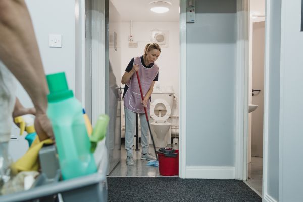 Commercial Restroom Cleaning in Akron